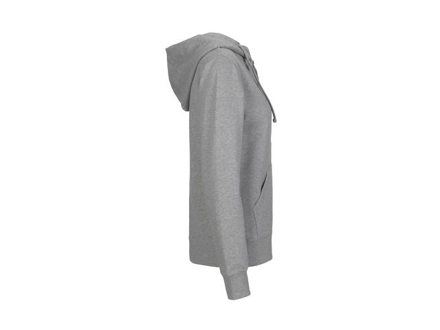 Hoodie zip NEUTRAL O83301 dam grå L